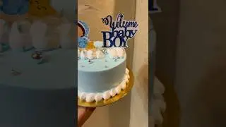 Baby boy welcome cake #babyboy #welcome #cake #viralshorts