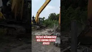 Normalisasi Kali Karangsatria #normalisasikali #kalikarangsatria