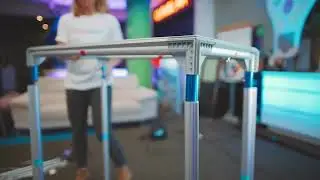 Fabricated 360 lightbox counter