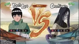 Naruto Shippuden Ninja Storm 4 : Rock Lee vs Orochimaru (CPU vs CPU)