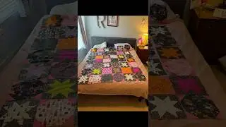 Laying out a quilt… with some life advice… #sewing #quilting