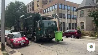 Ex Veolia GFL CNG Autocar McNeilus front loader on commercial trash