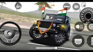 Indian car simulator 3D DJ songs Gameplay thar 4x4 doller song