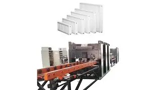 Steel panel radiator production line