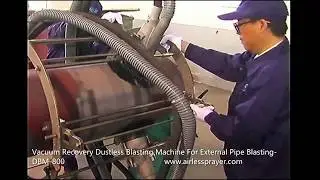 Dustless blasting machine for External Pipe Blasting