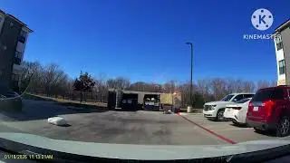Practicing car driving with a learner's license in my neighborhood #teluguusa 