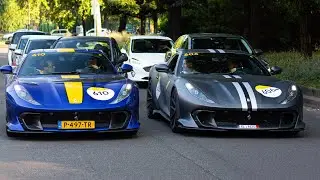 Ferrari Tribute 1000 Miglia 2023 in Milan!