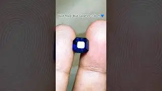 Cakep Banget‼️ Vivid Royal Blue Sapphire 3.36 cts💙 #royal #blue #sapphire #gems #jewellery #fyp