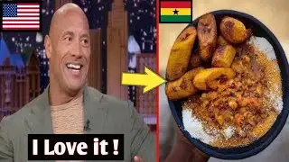 Реакция американцев после первого дегустации ганской еды от Food Gob3