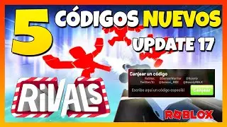 ✅5 C&Oacute;DIGOS NUEVOS de 💥 RIVALS 💥 Llaves Gratis y Wraps 💥 Update 17 💥 RIVALES ROBLOX 💥 RIVALS ROBLOX