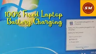 0% Available Plugged in Not Charging || Fixed Laptop Battery ||  Charging 0% To 100% Solved Way.