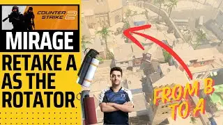 CS2 Mirage | Retake A like a Pro with these Nades