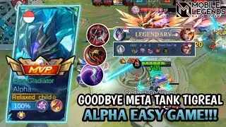 TERBARU‼️HERO META PUN GAK SANGGUP LAWAN ALPHA || ALPHA BEST BUILD 2023 || MLBB