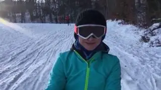 Zipflracer auf einer Rodelbahn