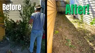 I TRANSFORMED the Landscape Around my 100-Year-Old Garage!