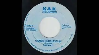 Bob Andy - Games People Play - K&K Records 7inch RE 1969