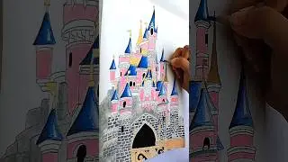 Beautiful Castle 🏰 Drawing #drawing #castle #art