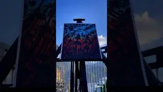 Trees Painting | #AcrylicPainting | #Shorts | #ShortsFeed | #Trees | #Scenery | #Art | Aesthete Sema