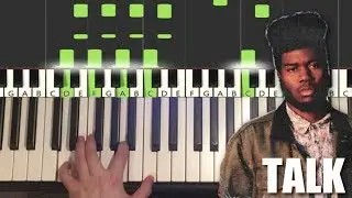 Khalid - Talk (Piano Tutorial Lesson)