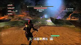 The Elder Scrolls Online : Weird Staff Glitch