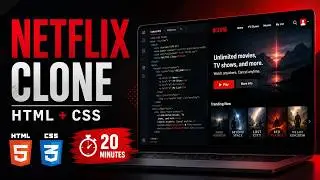 Netflix Clone Under 20 minutes! (With Source Code!)