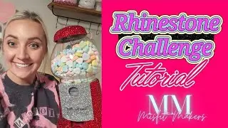 Rhinestone a gumball machine with me!