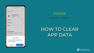 How to Clear App data - Xiaomi [Android 11 - MIUI 12]