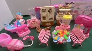 Toy satisfying unboxing princess and doll with all family 🥳