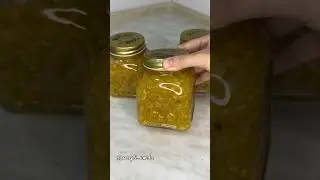 Лимонное варенье без варки 🍋