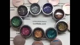 Akzentz Aurora Glitter Gels!