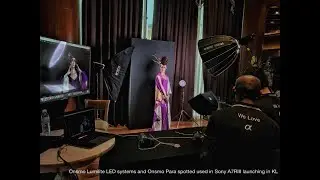 Onsmo Lighting spotted in the launching of Sony A7RIII and Touch & Feel Session in Malaysia