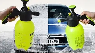 Como lavar un AUTO con un Pulverizador de Espuma Casero - Fácil - Rápido (AKUN)