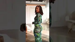 Saleema in Foliage Print Dress | Black Is Beautiful 🥰❤️ | Fashion Lifestyle Trends 🥰