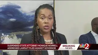 Suspended State Attorney Monique Worrell addresses lawsuit filed against Gov. DeSantis