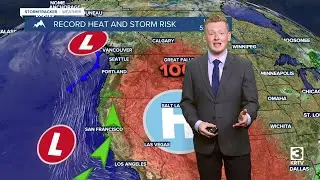 Record heat possible as fire danger grows