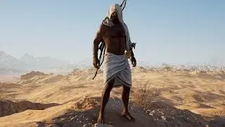 Assassin's Creed Origins - Bathhouse Towel Outfit Open World Free Roam Gameplay [PC 1080p HD]