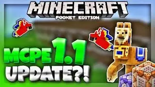 NEW MCPE 1.1 UPDATE! New Features, new Mobs and more News! (Minecraft Pocket Edition 1.1)