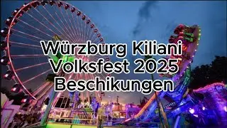 W&uuml;rzburg Kiliani Volksfest 2025 Beschickungen