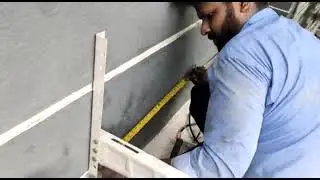Split Ac Outdoor Stand Fixed video ~ ODU Stand installation...