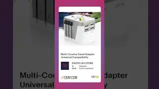 Multi-Country Travel Adapter Universal Compatibility Powerful Performance 1 PLUG