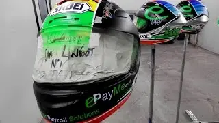 Dan Linfoot 2014 Shoei helmet by PaintNation