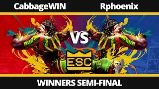 ESC 48 -EX- Winners Semi-Final - CabbageWIN Vs. Rphoenix - Dee Jay Mirror Match - SF6 UK Local