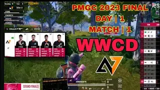 ALPHA 7  1st  WWCD  D1 || PMGC 2023 FINAL DOMINATION #pubgmobile #bgmi #esports #alpha7