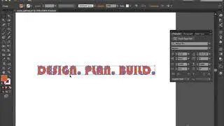 012 Creating Outlines-Adobe illustrator tutorial 2017