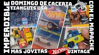 De caceria 🔥 Hot Wheels 🔥 matchbox 🔥 en el tianguis USA 🇺🇲 👍🦝 mas super vintage 