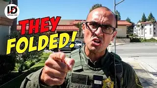 ID REFUSAL Power Tripping Cop Owned By Law