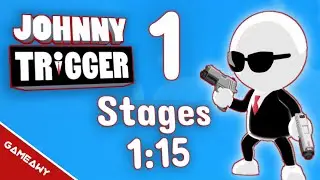 Johnny Trigger Walkthrough Levels 1 to 15 (iOS Android) Full Screen | Gameawy