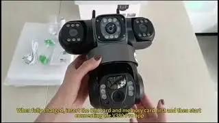 LLSEE V380 PRO CCTV CAMERA THREE LENS waterproof  