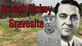Famous Graves - Visiting the Gravesite of Branch Rickey (man who signed Jackie Robinson)