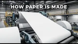 How Paper Is Made | Inside a Massive Canadian Paper Mill